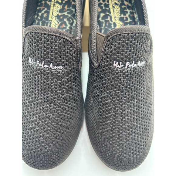 US Polo Assn Jorji-K Ultralight Brown Mesh Slip On Sneakers Women's 7.5W NEW - Picture 6 of 13